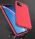 Apple iPhone 11 Twill Slim Texture TPU Hoesje Rood afbeelding 7
