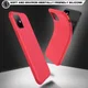 Apple iPhone 11 Twill Slim Texture TPU Hoesje Rood afbeelding 9
