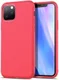 Apple iPhone 11 Pro Max Twill Slim Texture TPU Hoesje Rood afbeelding 4