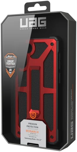 Urban Armor Gear Monarch Hoesje Samsung Galaxy Note 10 Crimson afbeelding 14