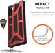 Urban Armor Gear Monarch Hoesje Samsung Galaxy Note 10 Crimson afbeelding 3