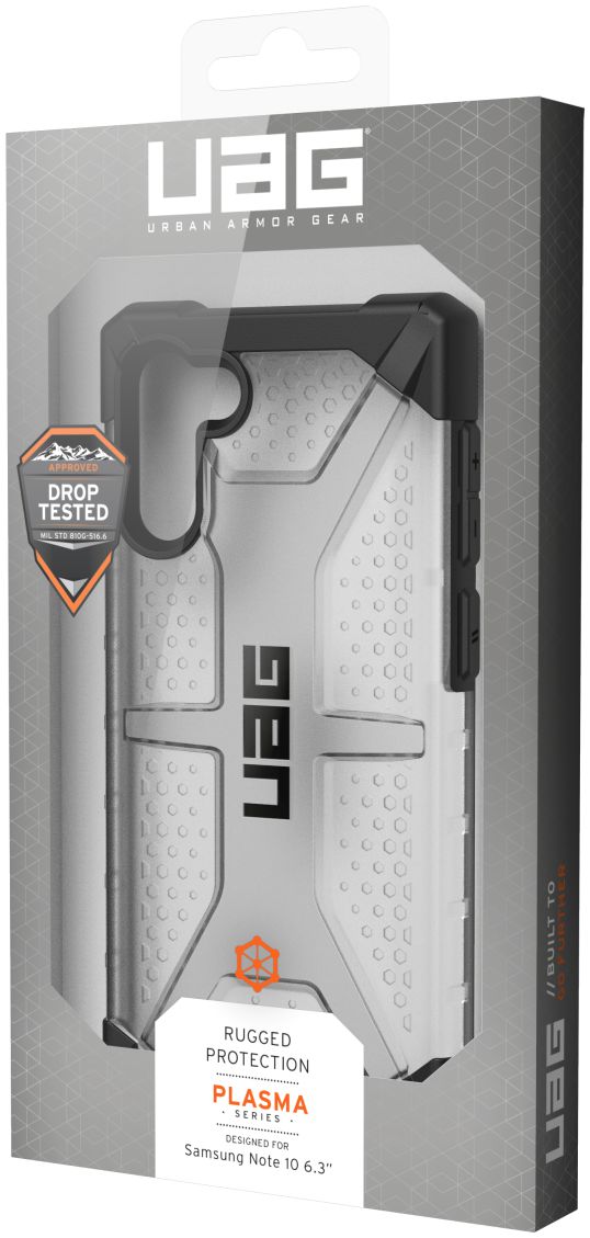 Urban Armor Gear Plasma Samsung Galaxy Note 10 Hoesje Transparant Ice afbeelding 14