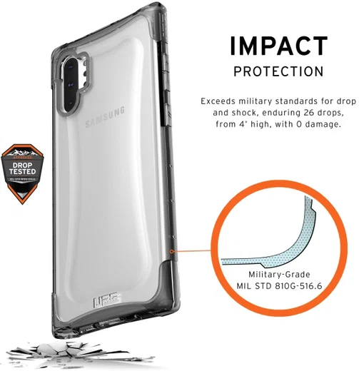 Urban Armor Gear Plyo Hoesje Samsung Galaxy Note 10 Plus Ice afbeelding 3