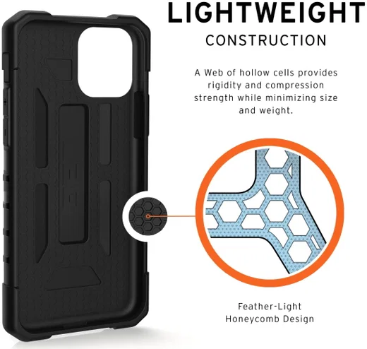 Urban Armor Gear Pathfinder Hoesje Apple iPhone 11 Pro Midnight Camo afbeelding 3