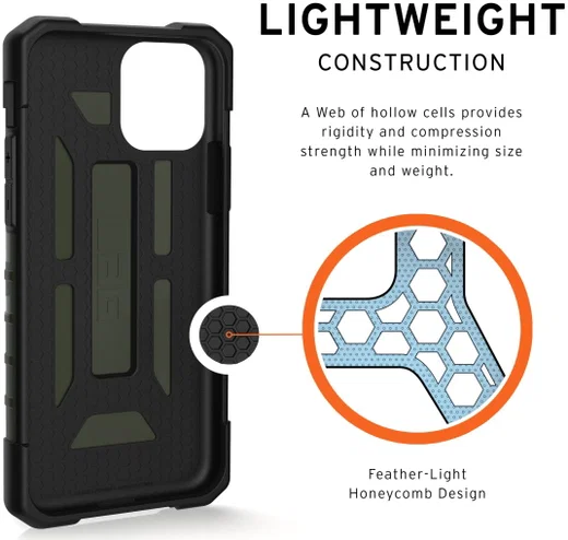 Urban Armor Gear Pathfinder Apple iPhone 11 Pro Hoesje Forest Camo afbeelding 3