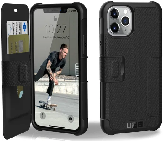Urban Armor Gear Metropolis Apple iPhone 11 Pro Hoesje Zwart afbeelding 1