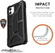 Urban Armor Gear Monarch Apple iPhone 11 Hoesje Zwart afbeelding 3