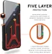 Urban Armor Gear Monarch Apple iPhone 11 Hoesje Crimson afbeelding 4
