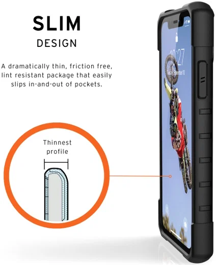 Urban Armor Gear Pathfinder Apple iPhone 11 Hoesje Zwart afbeelding 4