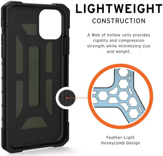 Urban Armor Gear Pathfinder Apple iPhone 11 Hoesje Camo Groen afbeelding 3