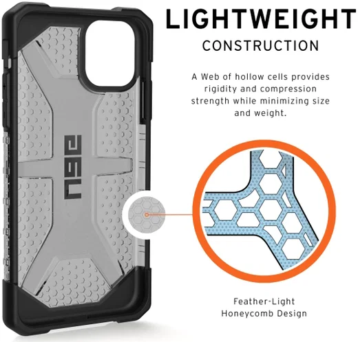 Urban Armor Gear Plasma Apple iPhone 11 Hoesje Ash afbeelding 3