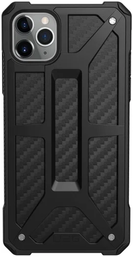 Urban Armor Gear Monarch Hoesje Apple iPhone 11 Pro Max Carbon Fiber afbeelding 2