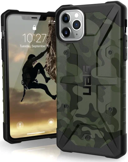 Urban Armor Gear Pathfinder Hoesje Apple iPhone 11 Pro Max Forest Camo afbeelding 1