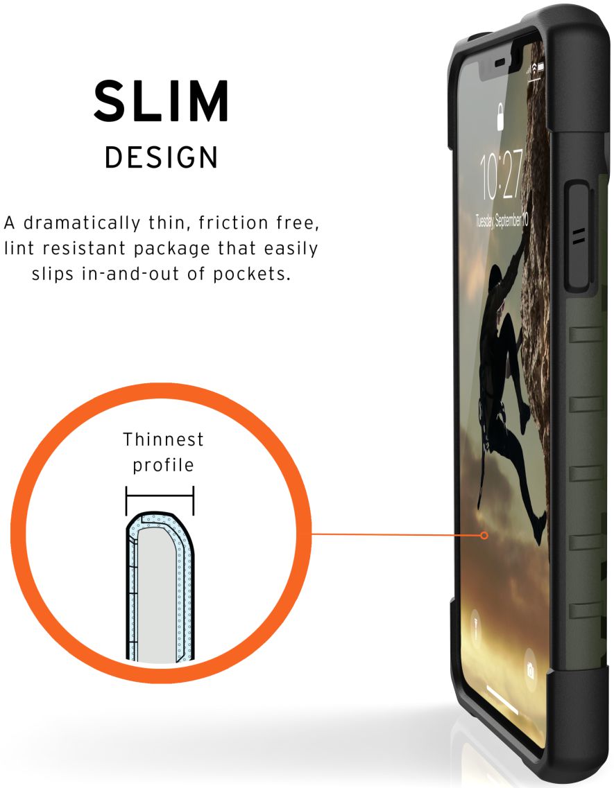 Urban Armor Gear Pathfinder Hoesje Apple iPhone 11 Pro Max Forest Camo afbeelding 4