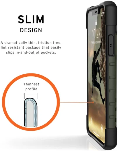 Urban Armor Gear Pathfinder Hoesje Apple iPhone 11 Pro Max Forest Camo afbeelding 4