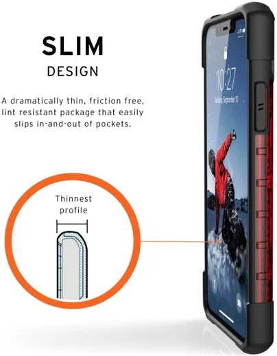 Urban Armor Gear Plasma Hoesje Apple iPhone 11 Pro Max Magma afbeelding 4