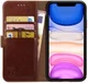 Rosso Element Apple iPhone 11 Pro Hoesje Book Cover Bruin afbeelding 1