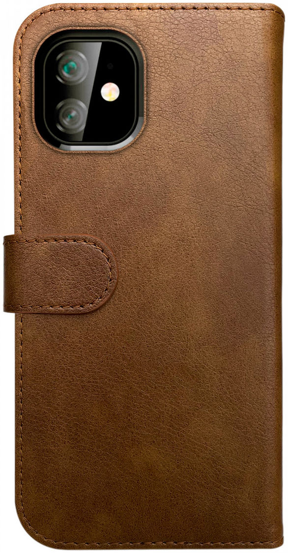 Rosso Element Apple iPhone 11 Hoesje Book Cover Bruin afbeelding 2