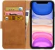 Rosso Element Apple iPhone 11 Pro Hoesje Book Cover Lichtbruin afbeelding 1