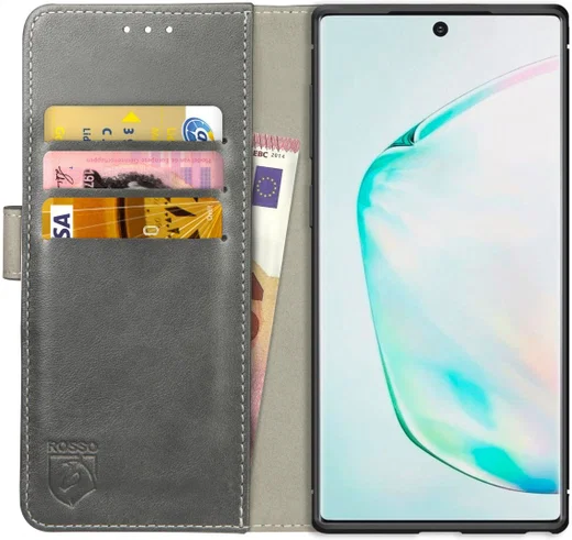 Rosso Element Samsung Galaxy Note 10 Plus Hoesje Book Cover Grijs afbeelding 1