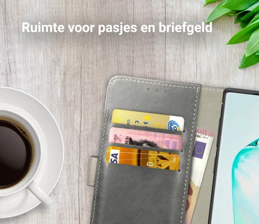 Rosso Element Samsung Galaxy Note 10 Hoesje Book Cover Grijs afbeelding 8