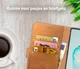 Rosso Element Samsung Galaxy Note 10 Hoesje Book Cover Lichtbruin afbeelding 9
