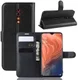 Oppo Reno Z Lychee Portemonnee Hoesje Zwart afbeelding 6