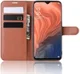 Oppo Reno Z Lychee Portemonnee Hoesje Bruin afbeelding 1