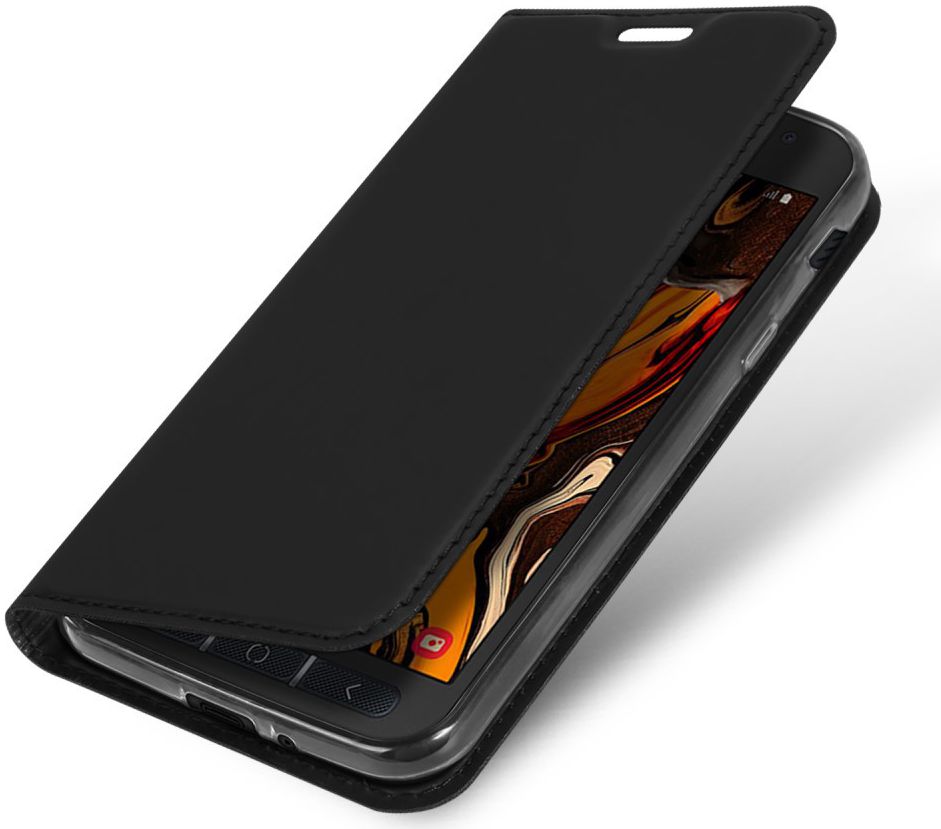 Dux Ducis Premium Book Case Samsung Galaxy Xcover 4(S) Hoesje Zwart afbeelding 4