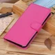 LG K40 Lychee Portemonnee Hoesje met Standaard Roze afbeelding 11