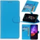 LG K40 Lychee Portemonnee Hoesje met Standaard Blauw afbeelding 12