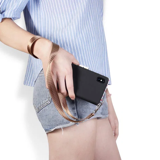 Samsung Galaxy Note 10 Plus Retro Dots Portemonnee Hoesje Zwart afbeelding 5