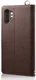 Samsung Galaxy Note 10 Plus Retro Dots Portemonnee Hoesje Bruin afbeelding 3