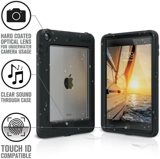 Catalyst Case Waterbestendig Hoesje Apple iPad Mini 5 Zwart afbeelding 6