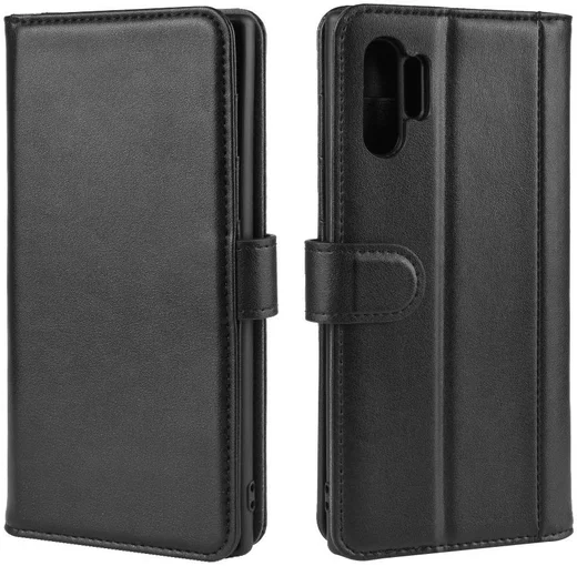 Samsung Galaxy Note 10 Plus Splitleren Portemonnee Hoesje Zwart afbeelding 8