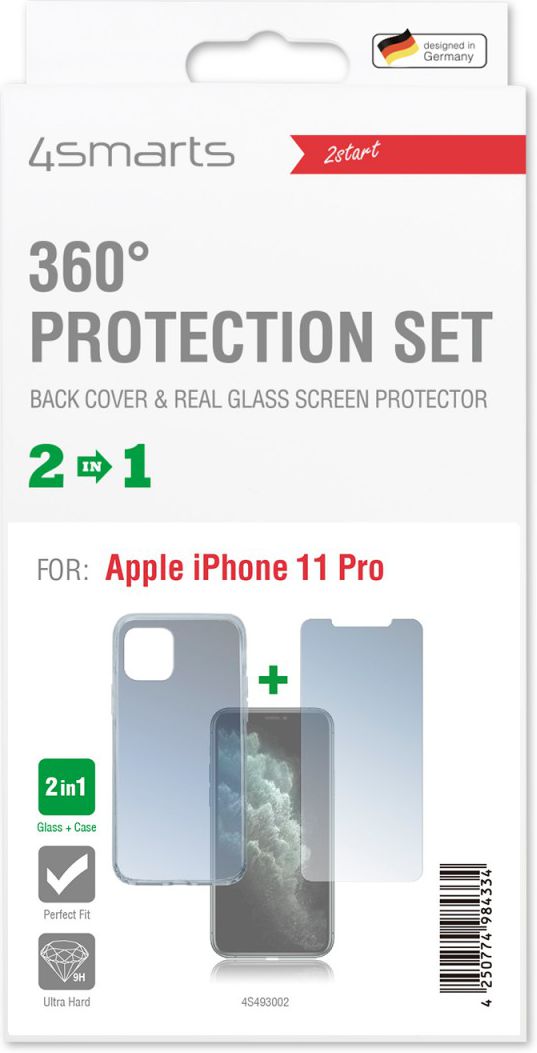 4smarts 360° Protection Limited Cover Apple iPhone 11 Pro Transparant afbeelding 2