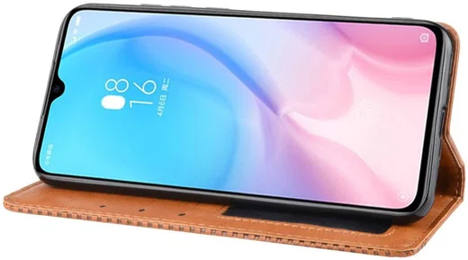 Xiaomi Mi A3 Vintage Portemonnee Hoesje Bruin afbeelding 3