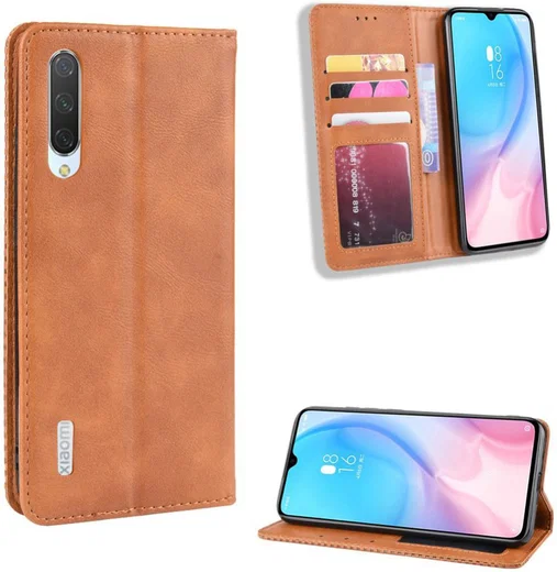 Xiaomi Mi A3 Vintage Portemonnee Hoesje Bruin afbeelding 8