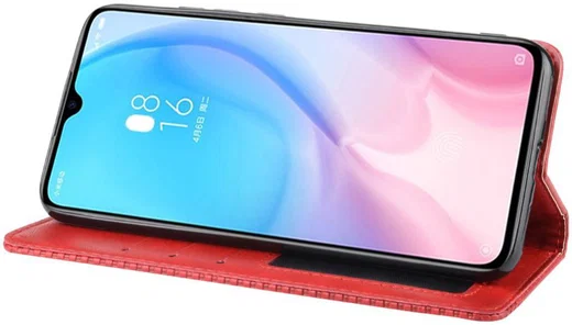 Xiaomi Mi A3 Vintage Portemonnee Hoesje Rood afbeelding 3