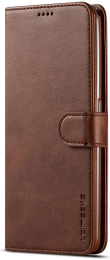 Samsung Galaxy A80 Stand Portemonnee Bookcase Hoesje Donkerbruin afbeelding 6