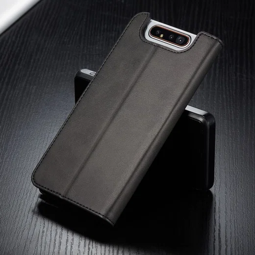 Samsung Galaxy A80 Stand Portemonnee Bookcase Hoesje Zwart afbeelding 6