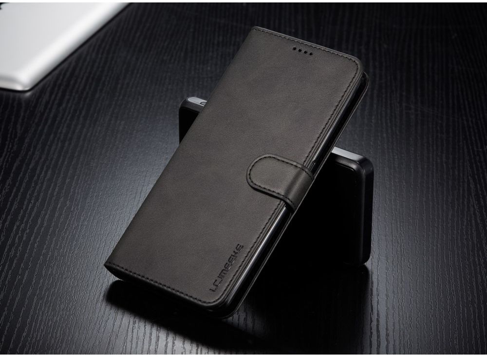 Samsung Galaxy A80 Stand Portemonnee Bookcase Hoesje Zwart afbeelding 7