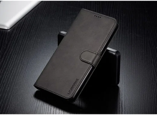 Samsung Galaxy A80 Stand Portemonnee Bookcase Hoesje Zwart afbeelding 7