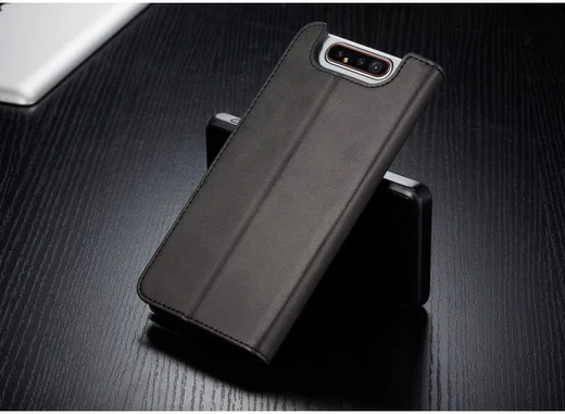 Samsung Galaxy A80 Stand Portemonnee Bookcase Hoesje Zwart afbeelding 8