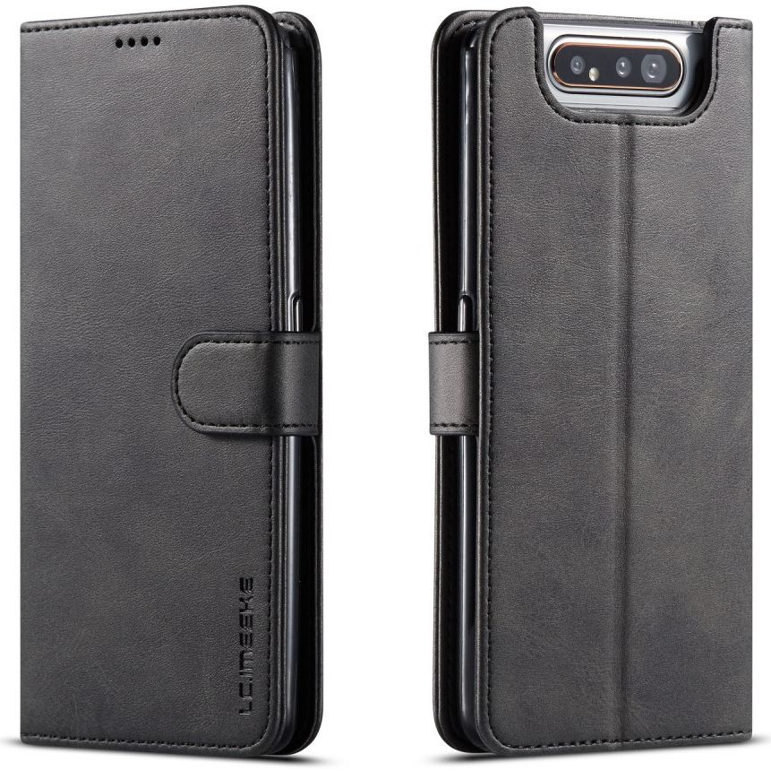 Samsung Galaxy A80 Stand Portemonnee Bookcase Hoesje Zwart afbeelding 2