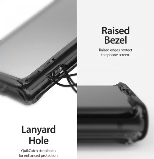 Ringke Fusion Samsung Galaxy Note 10 Hoesje Smoke Black afbeelding 7