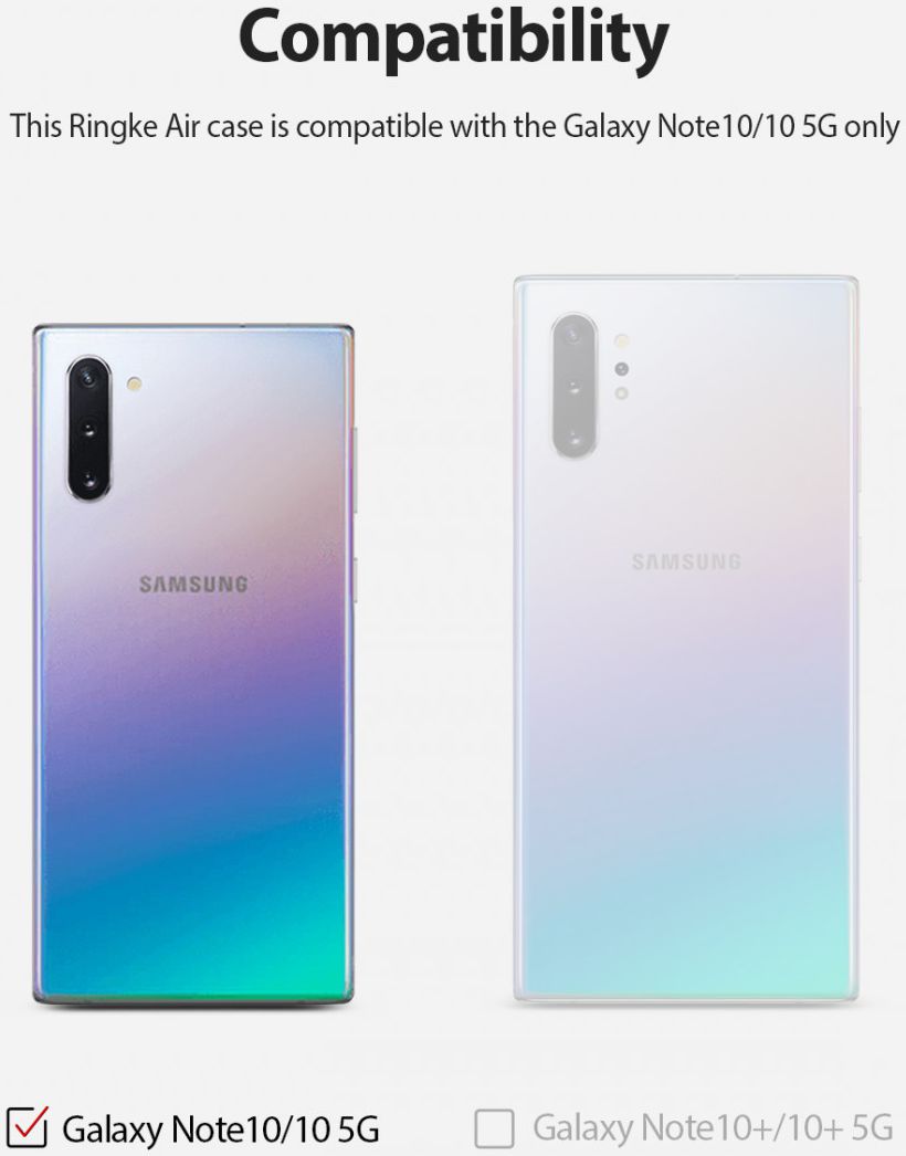 Ringke Air Hoesje Samsung Galaxy Note 10 Transparant afbeelding 6