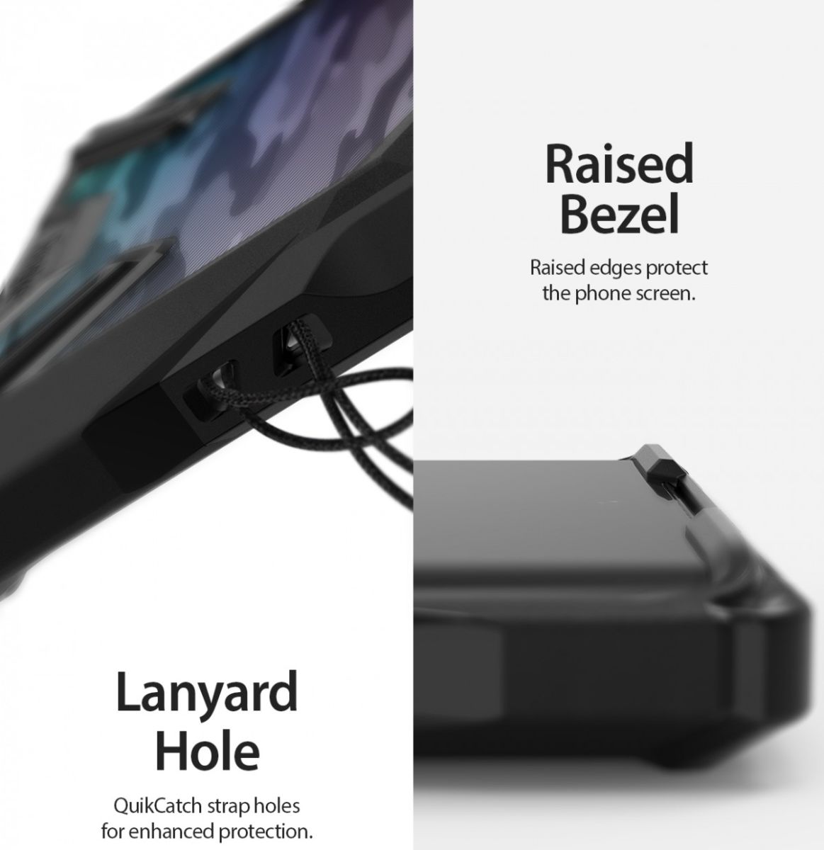 Ringke Fusion X Samsung Galaxy Note 10 Plus Hoesje Camo Black afbeelding 6