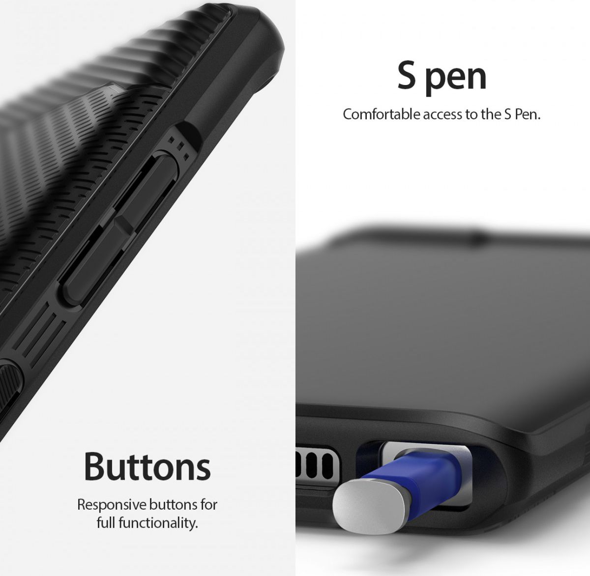 Ringke Onyx Samsung Galaxy Note 10 Plus Hoesje Zwart afbeelding 8