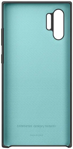 Origineel Samsung Galaxy Note 10 Plus Hoesje Siliconen Cover Zwart afbeelding 4